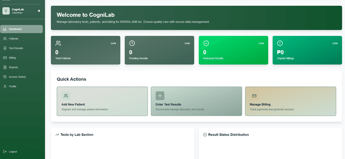 Cogni-Lab Information System
